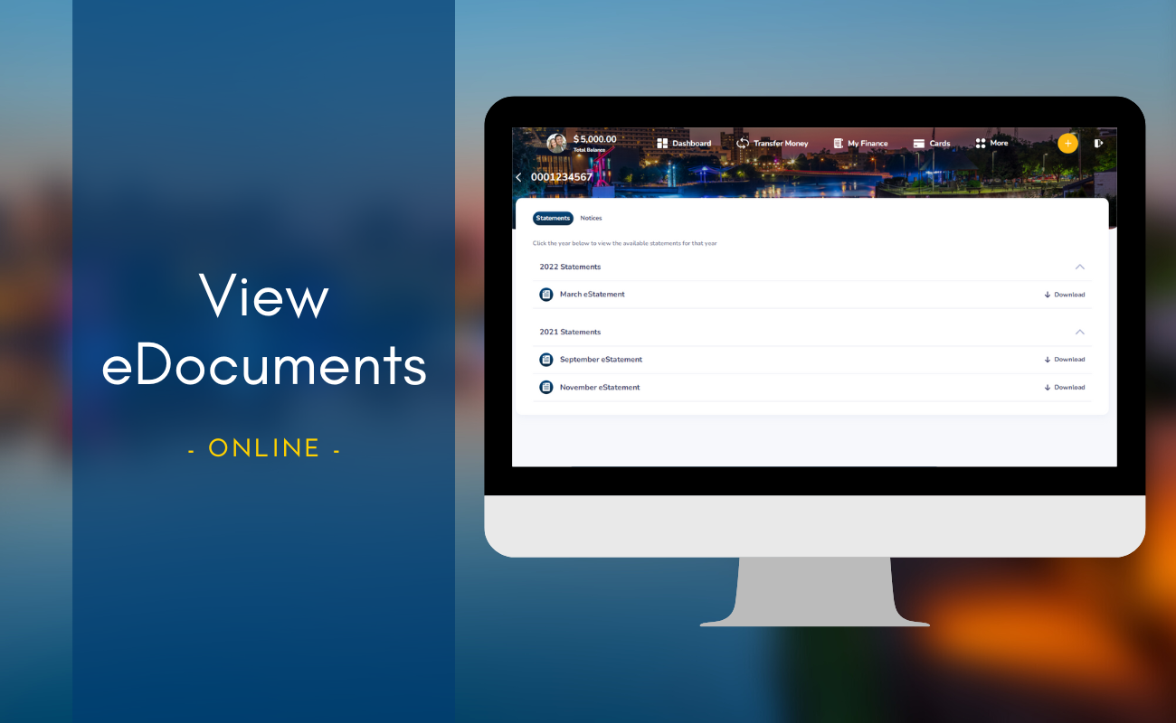 How to View eDocuments demo button